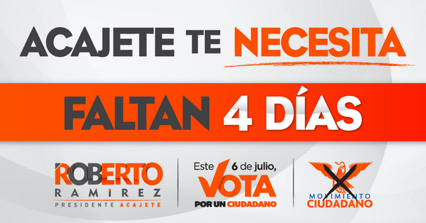 RobertoRamCer's tweet photo. Es momento de alzar la mano y cambiar la historia. Con tu voto, juntos construiremos el municipio que todos queremos. http://t.co/6npB62mvI8