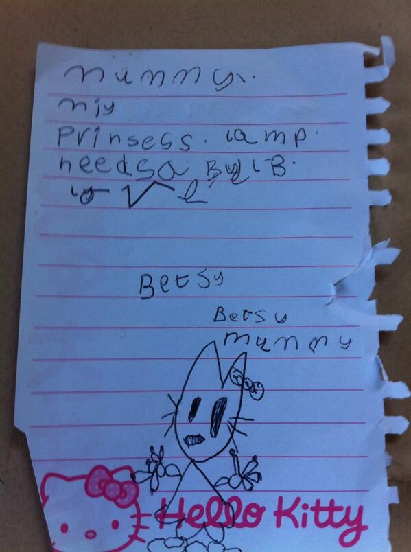 jennarusselluk's tweet image. Just got home from work to find this on bedside table...#ninjanotes