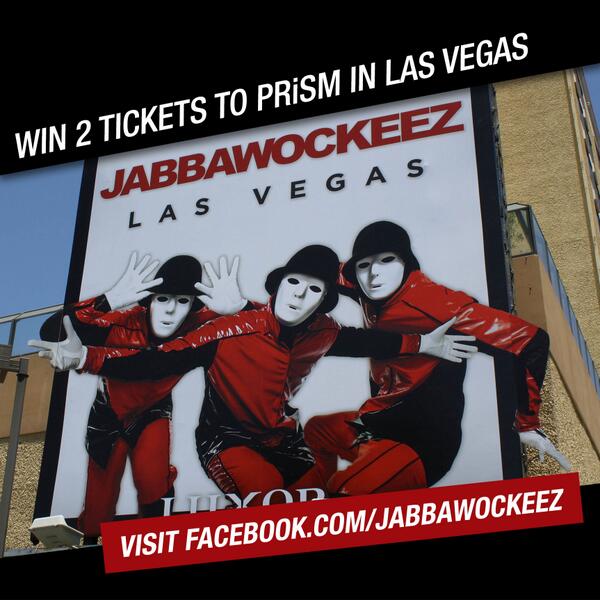 JABBAWOCKEEZ's tweet image. Have you entered to win 2 tickets to see #PRiSM at @LuxorLV? If not, enter here: bit.ly/1hRKjXS