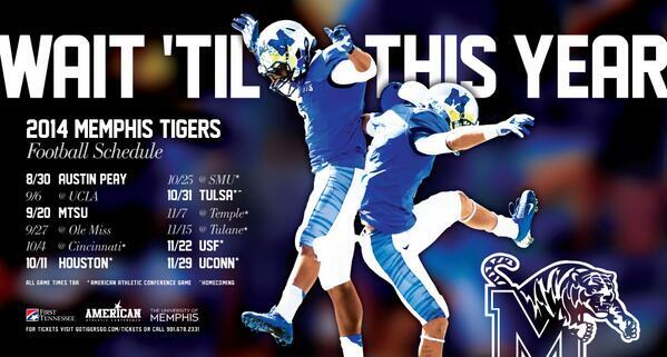 Love the concept here from @TigersAthletics for their 2014 football poster! RETWEET this if you agree!