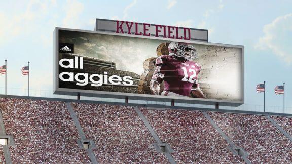 ESPNCFB's tweet photo. Texas A&amp;M's new scoreboard will be the biggest in college football.

CFB top 10 scoreboards: http://t.co/VJdsd3x42b http://t.co/uVmCc39kPG