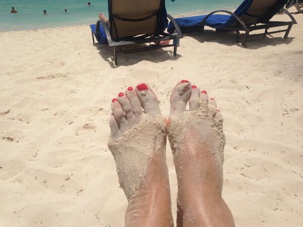 Por fin en la maravillosa playa del <a href="/palladiumhotel/">Palladium Hotel</a> en Punta cana