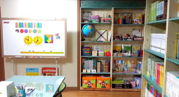 mathwizard79's tweet image. [이젠수학 옥곡학습관] 내부전경2