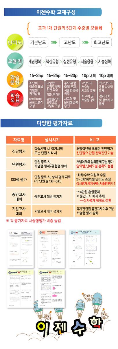 mathwizard79's tweet image. [이젠수학 옥곡학습관] 학습시스템 한 눈에 보기!! -4