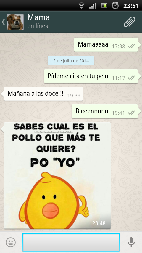 LauriMoreno's tweet photo. Mi madre siempre sacándome una sonrisa :) http://t.co/nTOoMbkWcf
