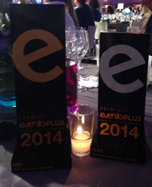 Proud recepients of 2 awards, thanks to our great team!! #premioseventoplus <a href="/GlobalDMCs/">Global DMC Partners</a> @DittmanIncentiv