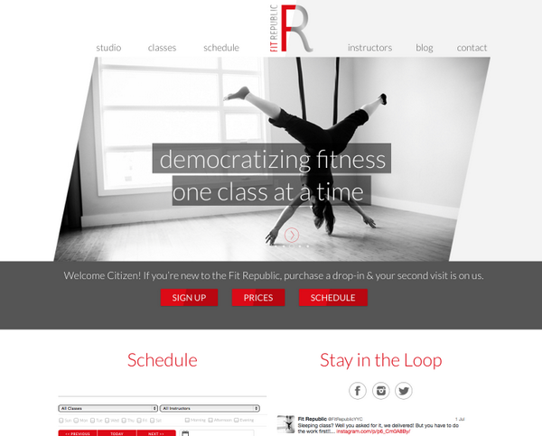 fabrocreative's tweet photo. new work: @FitRepublicYYC brings power (and fitness) to the people. Brand Identity &amp; Website: http://t.co/DX1mhhb9SW http://t.co/nt8OeQppB0