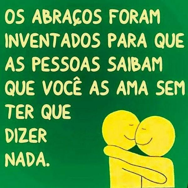 OlharCidade's tweet image. Abraços valem mais que palavras! #internetshow