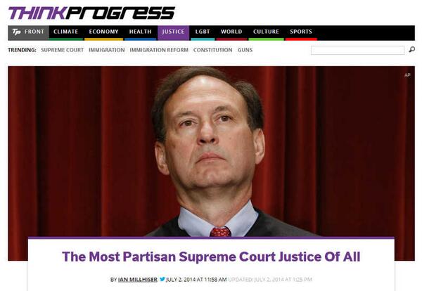 PiperNewsNet's tweet photo. TP: The Most Partisan Supreme Court Justice Of All >==> http://t.co/3UwIP2zCnm http://t.co/68nGfTXkZp #SPN via @StevePiperNet