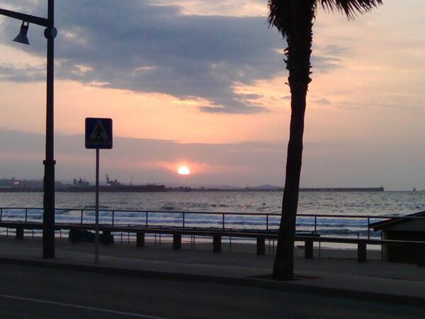 IraEcheverria's tweet image. Amaneciendo en la playaaaa ;)