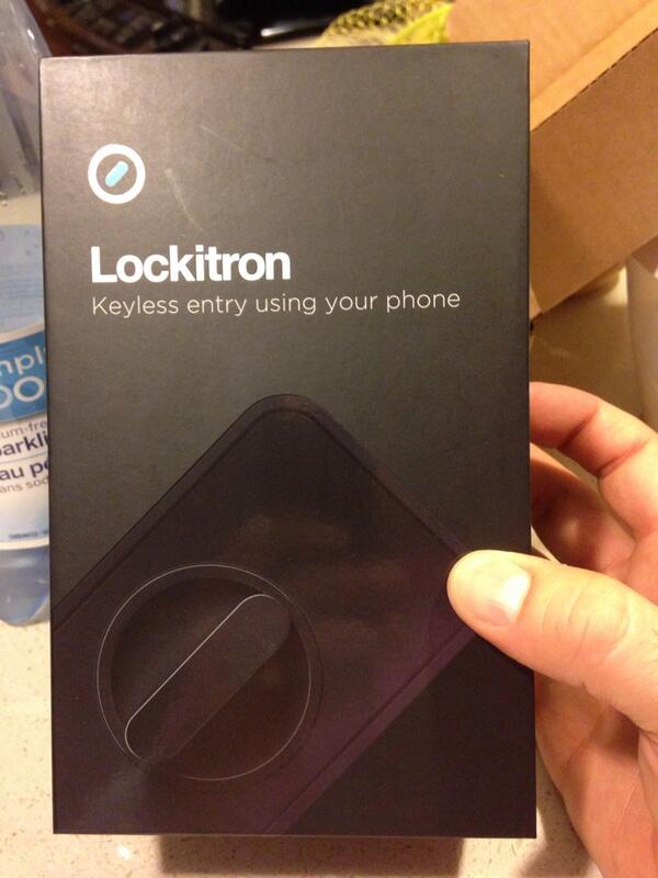 anuaimi's tweet image. After 18 month wait, finally got my #lockitron. Keeping my fingers crossed for a successful install