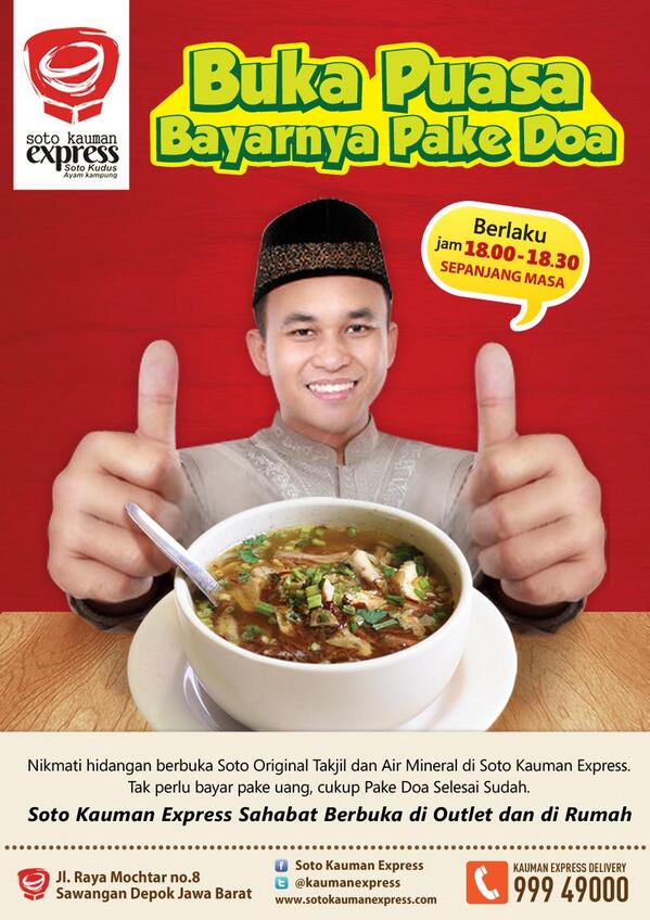 buka puasa bayar pake doa di soto <a href="/kaumanexpress/">sotokaumanexpress</a> cc <a href="/depokterkini/">Depok Terkini</a> <a href="/tvOneNews/">tvOnenews</a> <a href="/Metro_TV/">METRO TV</a> <a href="/TRANS7/">TRANS7</a> <a href="/halodetikcom/">redaksi detikcom</a>