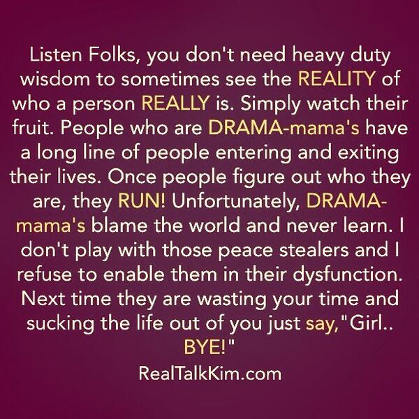 SoulSentiments's tweet image. Know. Your. Row. Drama creators, disloyal, gossiping people are not who you want or need in your life @RealTalkKim