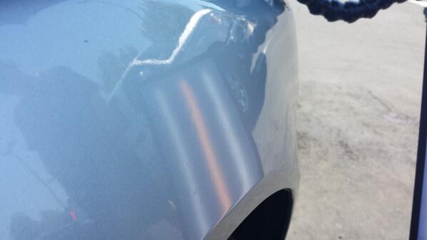 TheDentologist's tweet photo. Acura tl fender dent..before and after!
#dentsolution #thedentologist #paintlessdentremoval #paintlessdentrepair http://t.co/aPflcOlcCO