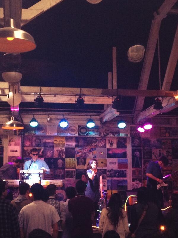 6stepsnorth's tweet photo. Space cats @TheYAxes are starting this Wednesday night off http://t.co/0tgZvcKcBH