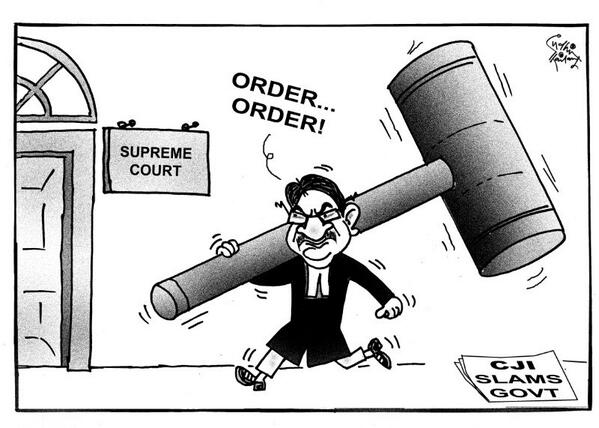 #CJI #Lodha for independent judiciary. cartoon by #SudhirTailang