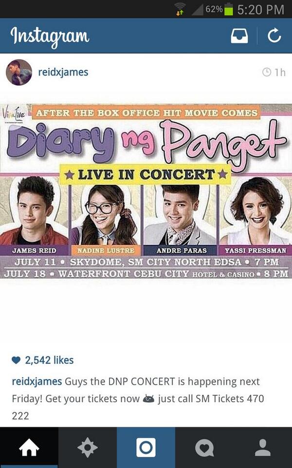 EroEris's tweet photo. "@diary_ng_panget: Si @jamesxreid na nagsabi. What arr you waiting for guys? Buy now!! -M http://t.co/pCooR6DaQb" #DNPConcert!! -Niks