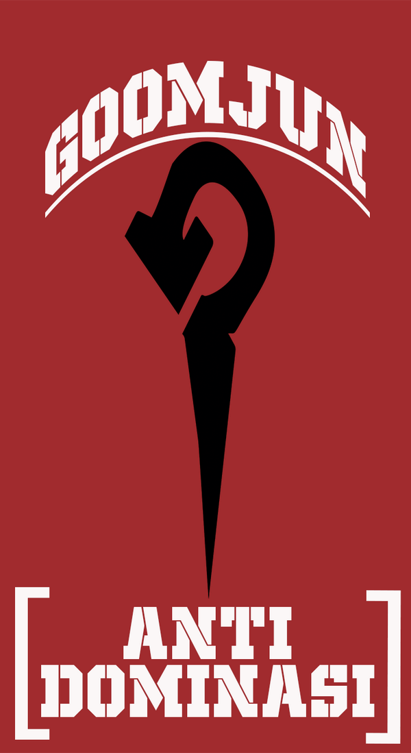 logo baru untuk semangat baru.
GOOMJUN CLOTH 
ANTI DOMINASI