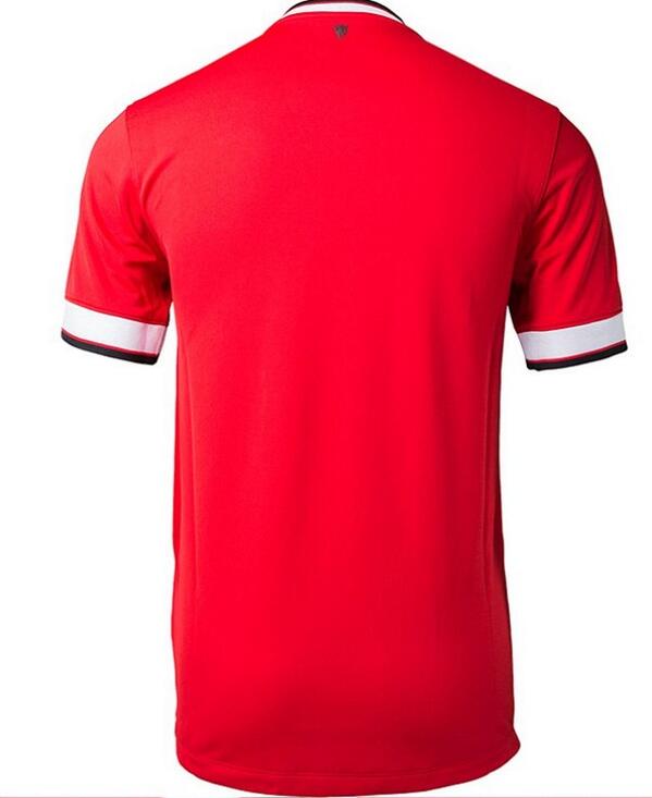 UnitedsRelated's tweet image. Manchester United's 2014/15 home shirt leaked. #MUFC #MANUTD