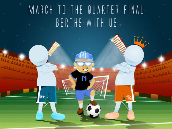 tappyblock's tweet image. OLA AMIGOS! 
Tappy Block give cordial congratulations to all the teams qualifying for the quarter finals! Go FIFA GO!