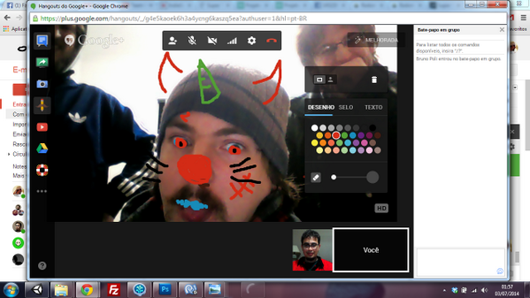 OtusGameStudio's tweet photo. So, here's some advice from us: do NOT make video conferences at 2am 'cause this is what happens! http://t.co/rFME3N5ECi