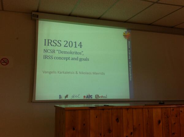 IRSS14's tweet photo. #IRSS14 has officially started! http://t.co/iwslrUJzIp