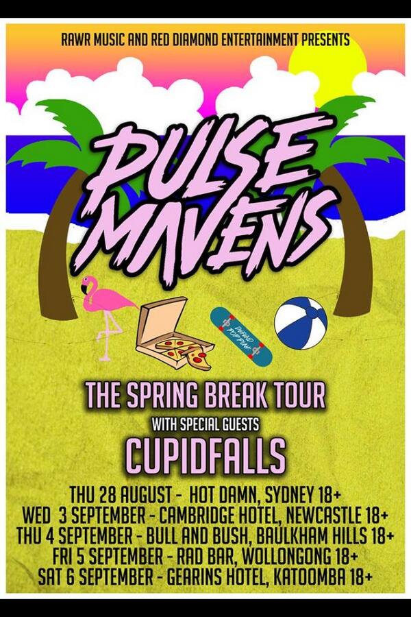 mykaljhall's tweet image. :) "@PulseMavens: So happy to announce The Spring Break Tour late august/early sept with Cupidfalls!#springbreaktour http://t.co/tRdKGpJVfp"