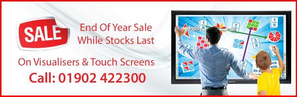 ICS_Dave's tweet image. The legendary Summer Madness sale has arrived. Touch screens, Visualisers all reduced #Summermadness