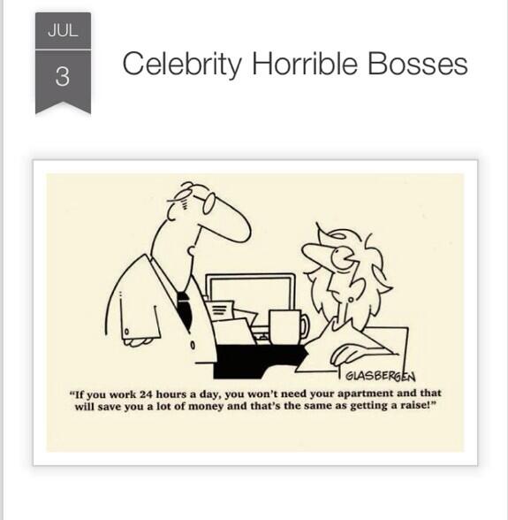 Is your boss as horrible as these bosses versatilescoop.blogspot.co.uk/2014/07/celebr… #HorribleBosses2 #4thofJuly #MTV5SOS #Phumakim #bbuk