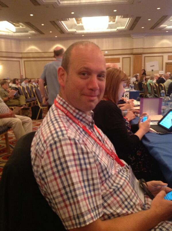 cstephens1804's tweet photo. Newcastle District Chair from 2015... Well done sir. #methodistconf http://t.co/7PBnzJDJMC