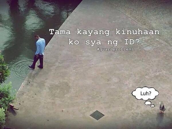 HeadbandniAra's tweet image. #guardproblems 😂😂😂 LPU-C.