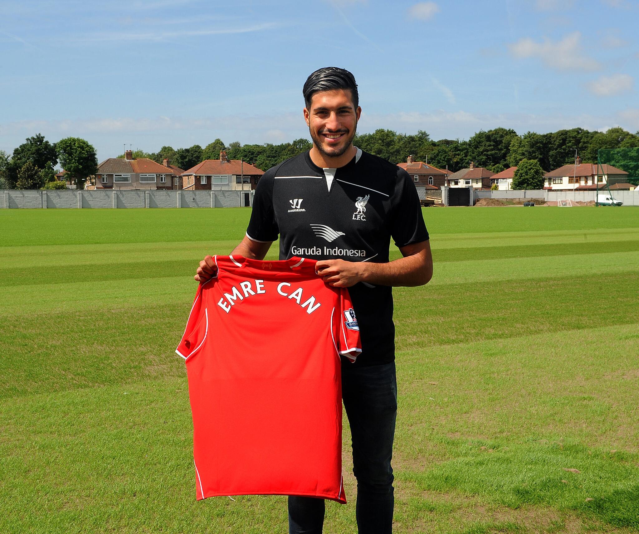 DONE DEAL: Emre Can arrives at Liverpool after moving from Bayer Leverkusen [Pictures]