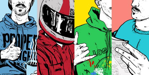 Hello_RobSmale's tweet image. Last couple of weeks I've created a few self-portraits to match certain events or modes of work, so here's a recap...