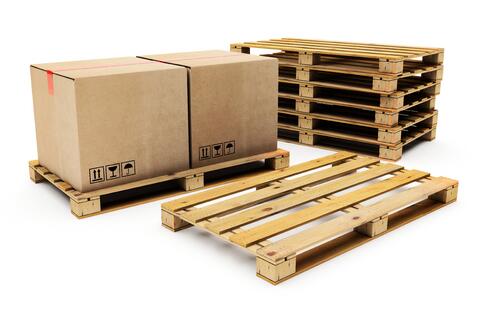 Put furniture, boxes, etc. on pallets to protect against the changing temperature of a concrete floor.