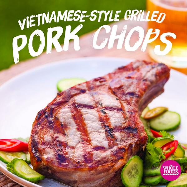 WholeFoods's tweet image. Whoa... Perfect for this weekend! VIETNAMESE-STYLE GRILLED PORK CHOPS:  bit.ly/1motipr #WFMdish #July4th