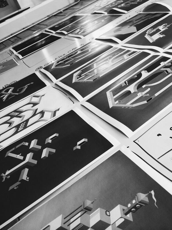 ustwogames's tweet photo. oh hey look, it's new #monumentvalleygame levels in the works. http://t.co/fDHTYoyeLg