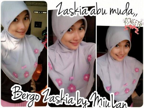 BeeHijab's tweet photo. Ready Stock !! Bergo Zaskia Grey By MiuLan IDR 85.000 http://t.co/nu5eFEkQyh