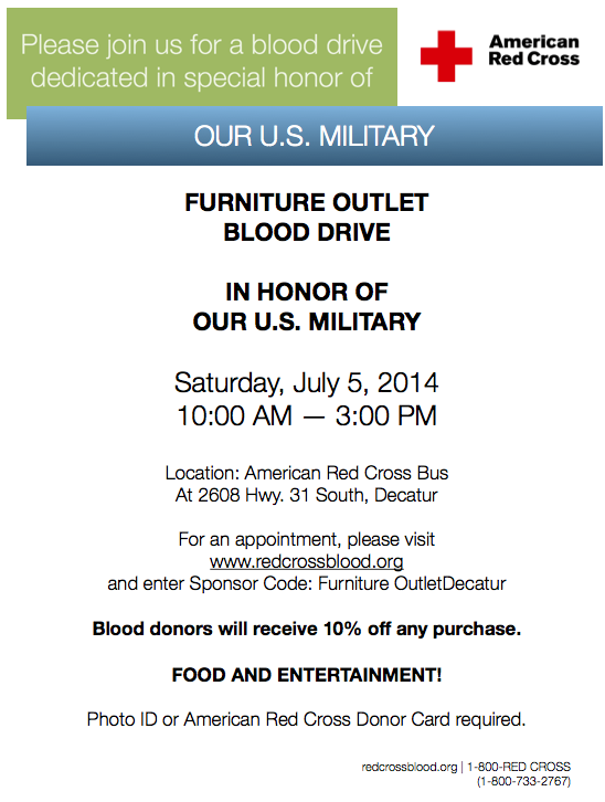 We support our local Red Cross!