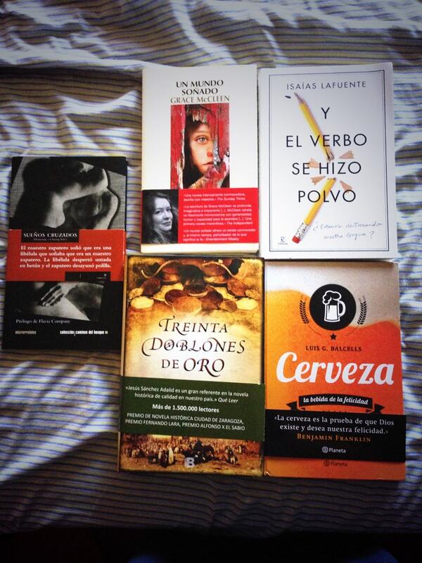 Estos son los libros que liberaremos mañana. #Vamosaporel100 
Donde dejaremos cada uno? Daremos pistas en el programa