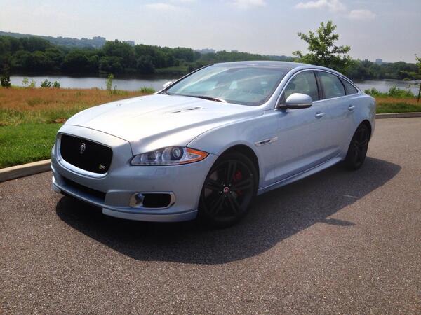 PeterDrives's tweet photo. Out shooting video with the @Jaguar XJR. Luxury with a nice growl http://t.co/BUh3gvq9AO
