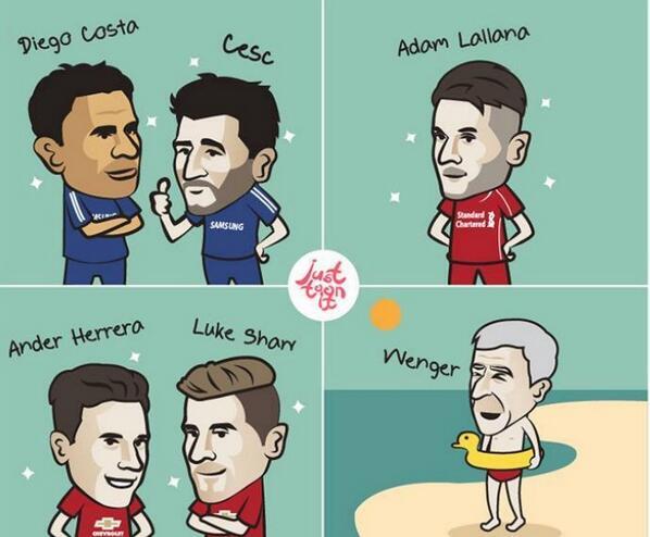 Coral's tweet photo. Premier League summer so far... http://t.co/kvYQUlnrKX