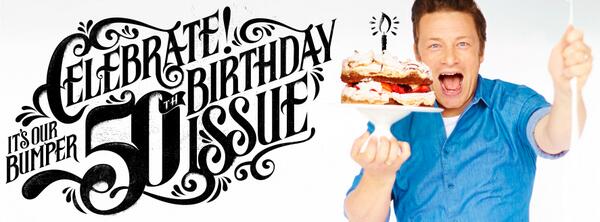 jamieoliver's tweet photo. Guys for today only you can get 1yr subscription to my @JamieMagazine for £19.95!! http://t.co/EYIbgKwpd4 #jamiemag50 http://t.co/A4nQUPb9DE
