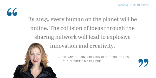 pewinternet's tweet photo. 65% of experts surveyed said in the future the Web will be more open, 35% less. (http://t.co/HzScPfkY3Y) #web25 http://t.co/6Dg3cqLCeK