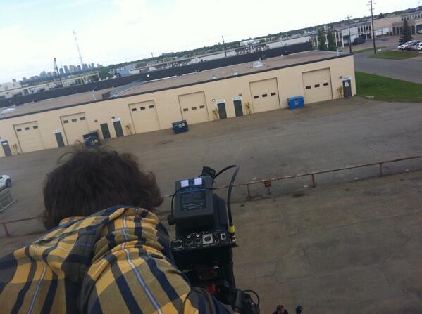 <a href="/BaronCamera/">David Baron</a> braving the rooftop for his shot #tbt
