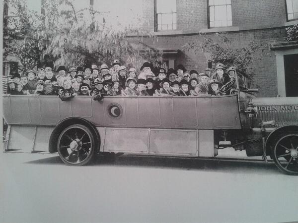The Church High Staff bus leaves for the last time... #churchhighmemories