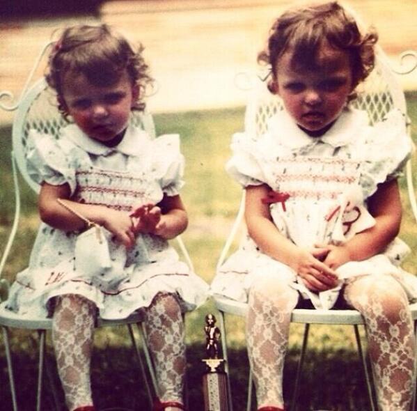 kyleedever's tweet photo. it's the devil twins 26th birthday. lol.. 🎉🎂 http://t.co/rLe4dNBcDU