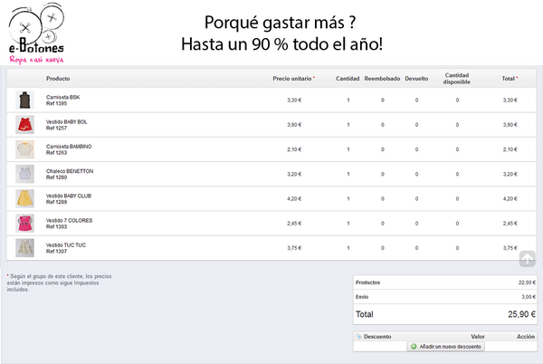 eBotones's tweet image. Se ha llevado 4 vestidos,  1 camiseta , 1 chaleco, 1 camiseta de mujer  TODO DE MARCA  por  25,90 con gastos de envío