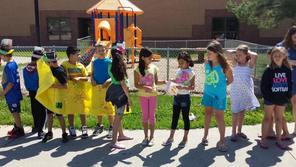 PerryChief's tweet image. PACES parade at Perry Elementary