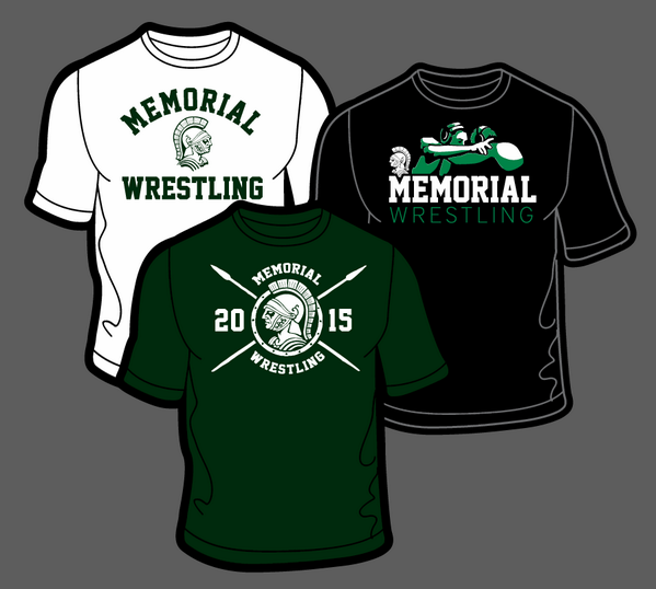 New designs for Memorial Wrestling! Go Spartans!  <a href="/SpartanJmm/">JMMSpartan</a> @jmmspartans <a href="/JMMClassof2015/">JMM Class of 2015</a> <a href="/JMMSpartanNews/">JMM Spartan News</a>
