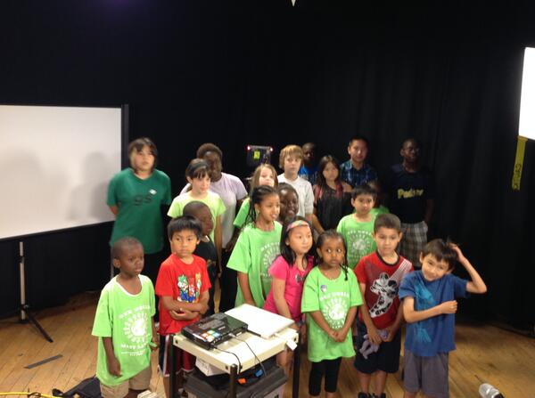 ELLSummerCamp's tweet photo. Thanks @RETN and Doug for teaching us all about cutaways and b roles. Movies will be coming soon! http://t.co/YDY2PnIbTq
